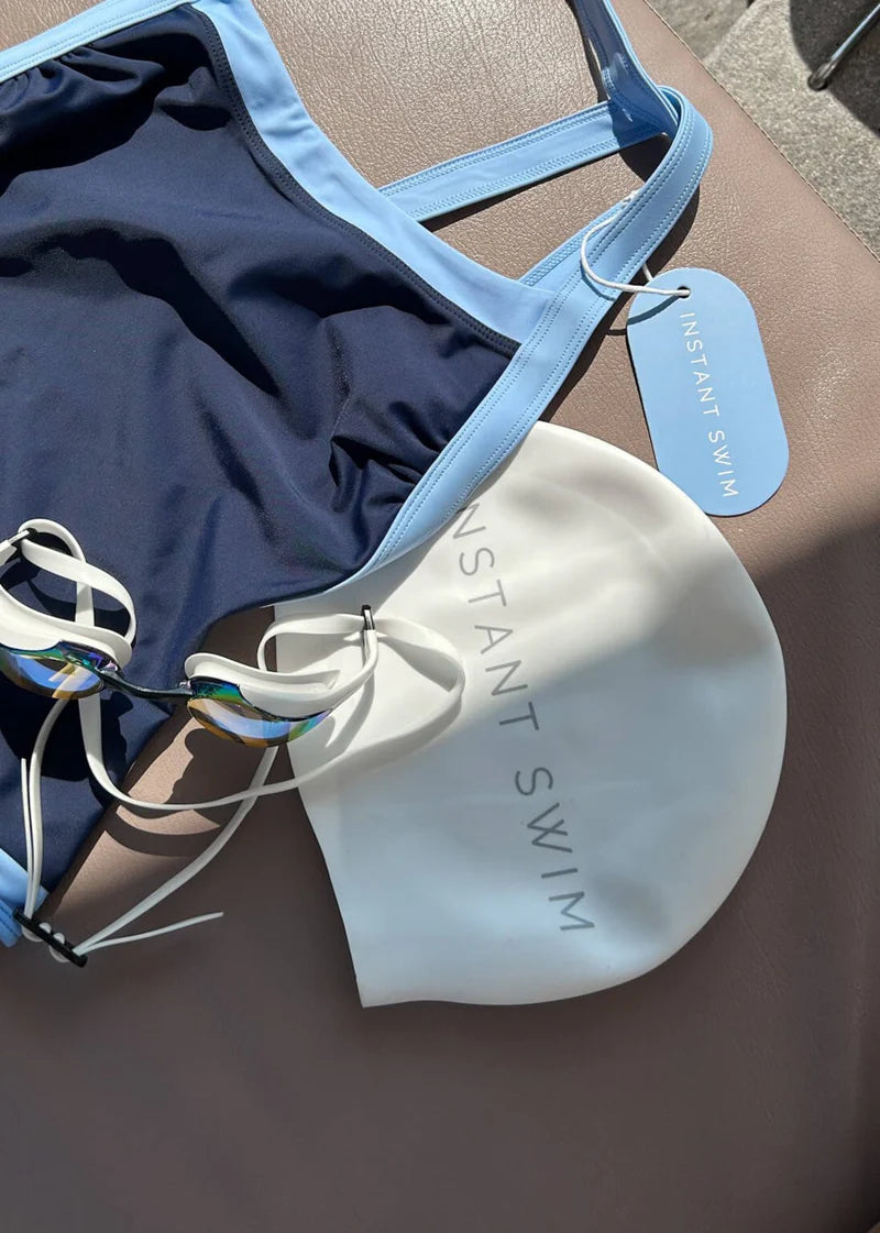 Seamless Swim Cap Bianco – Comfortable Performance Swimming Cap