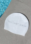 Seamless Swim Cap Bianco – Comfortable Performance Swimming Cap