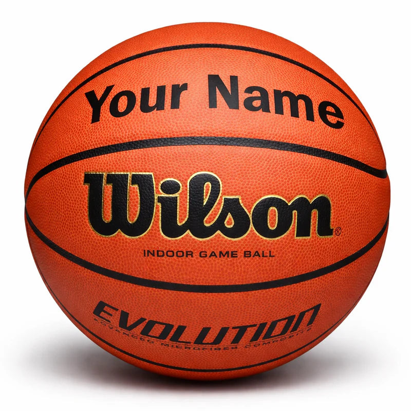 Custom Wilson Evolution Indoor Basketball Size 29.5", 28.5" or 27.5"