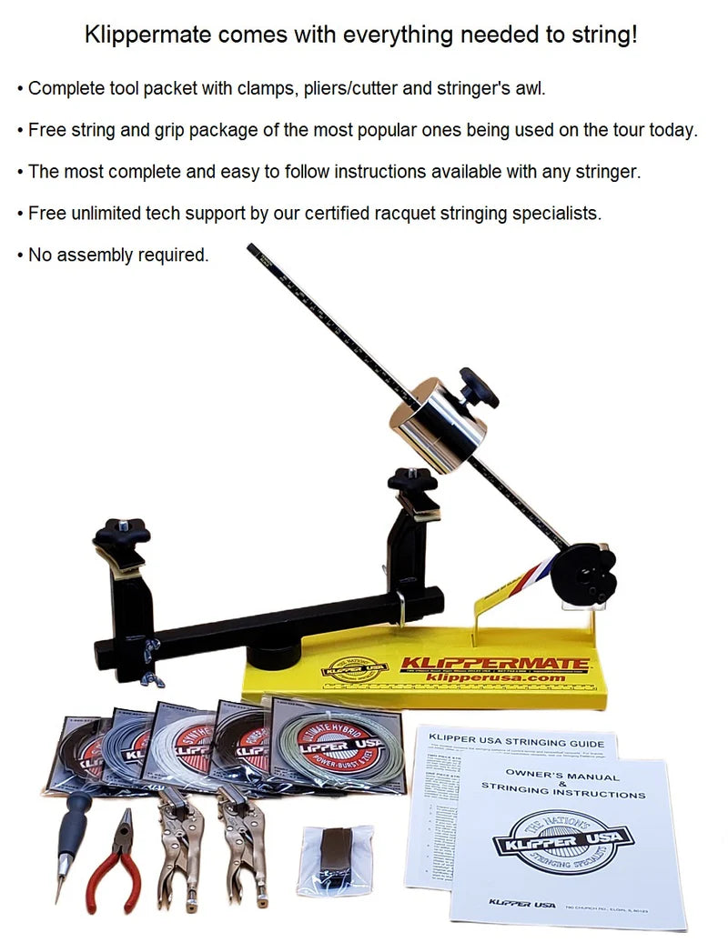 Klippermate Stringing Machine – Tennis & Racquet Stringing System