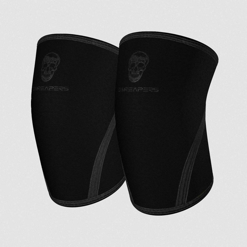 7MM Knee Sleeves Black/Black – Compression Support for Training
