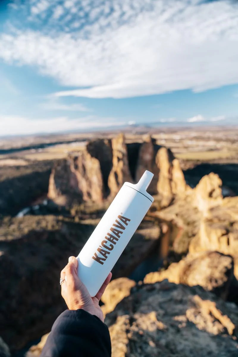 Ka’Chava MiiR Bottle White Insulated Reusable Water Bottle Travel Flask