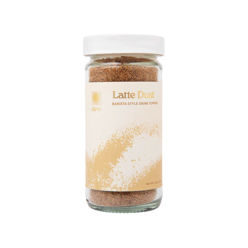 Latte Dust Premium Coffee Topping Blend for Lattes Cappuccinos & Drinks