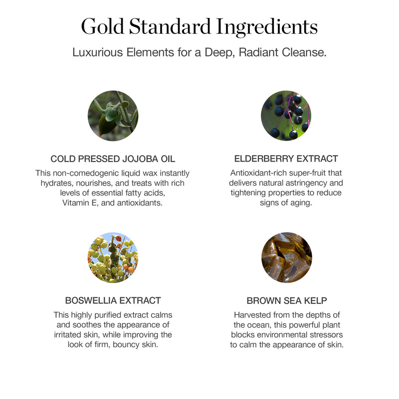 Liquid Gold Cleansing Oil Makeup Remover Hydrating Face Cleanser