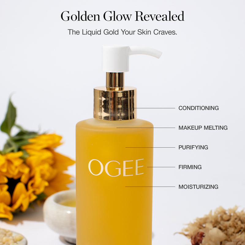 Liquid Gold Cleansing Oil Makeup Remover Hydrating Face Cleanser