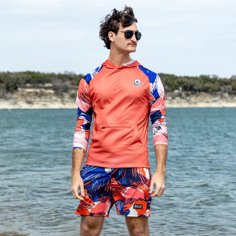 Hooded Rash Guard – Long Sleeve Performance Sun Protection Shirt