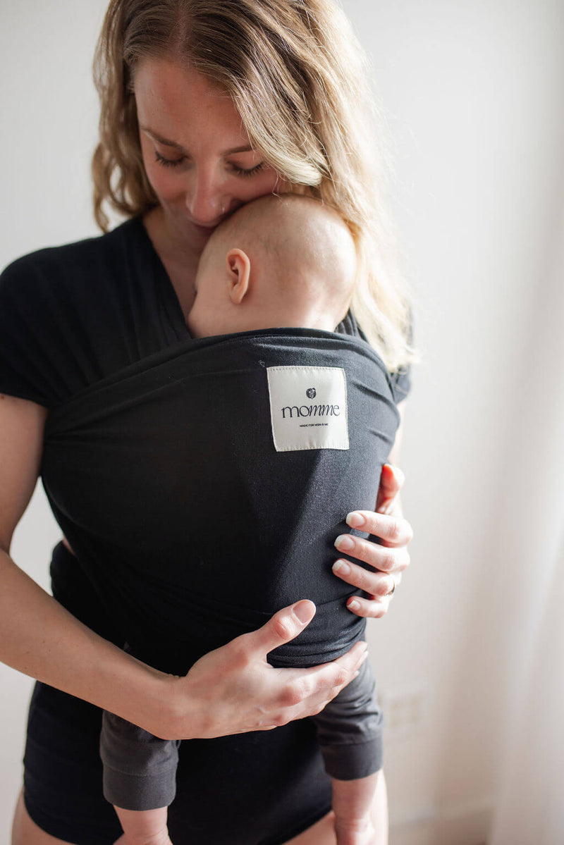 Kangaroo Baby Wrap Midnight – Soft Breathable Infant Carrier
