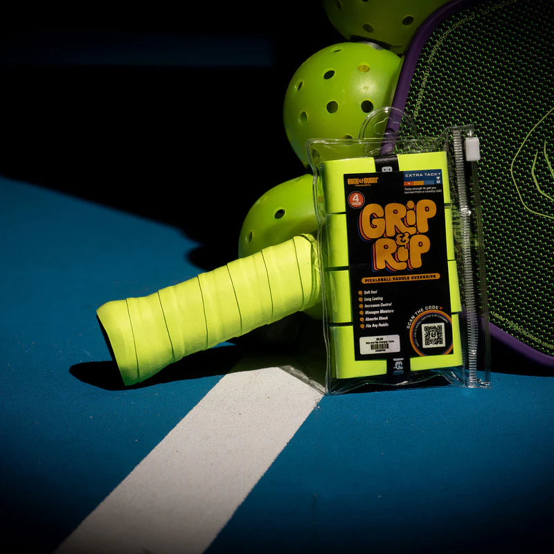 Grip and Rip Tacky Overgrip – Key Lime Tennis/Pickleball Grip Tape