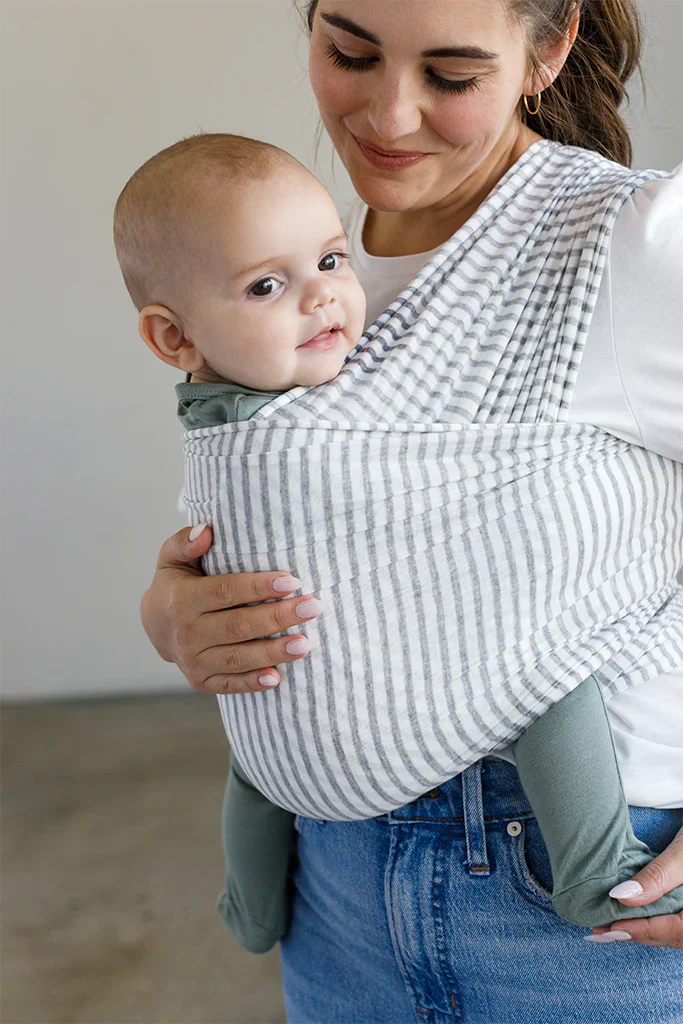 Solly Baby Driftwood Stripe Wrap – Soft Lightweight Infant Carrier