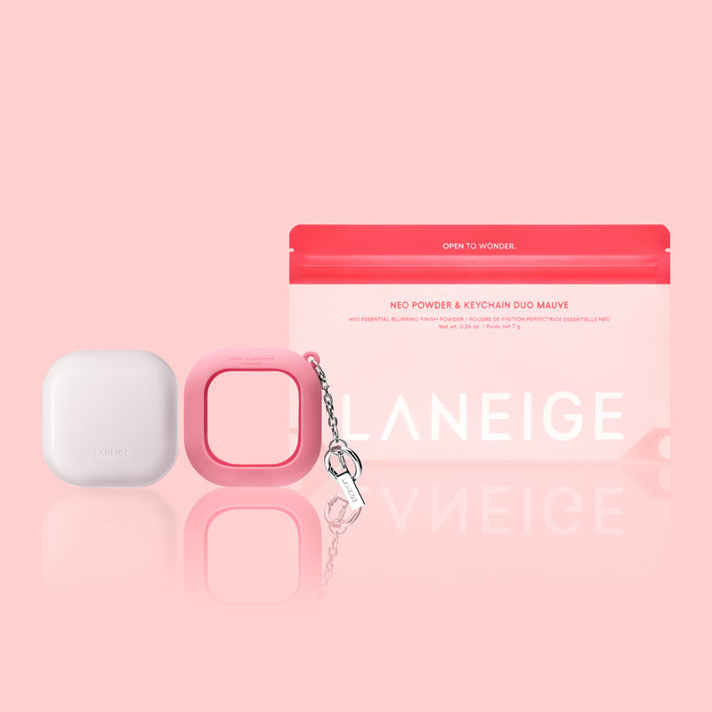 Neo Blurring Powder & Keychain – Mattifying Makeup Touch-Up Set