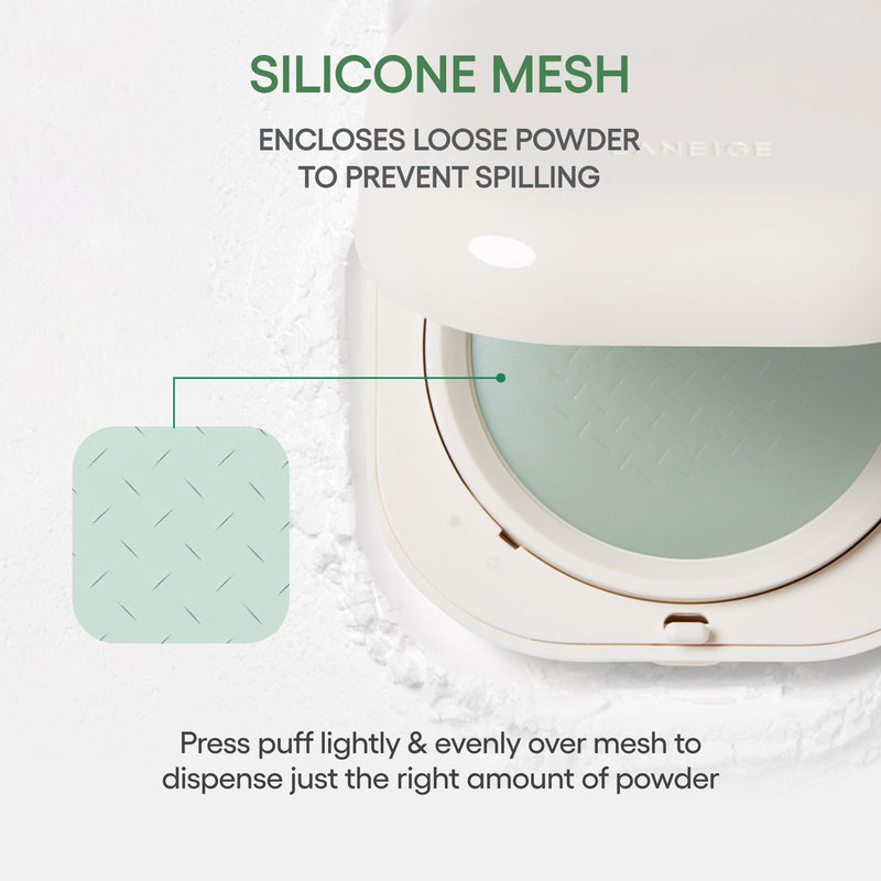 Neo Blurring Powder & Keychain – Mattifying Makeup Touch-Up Set