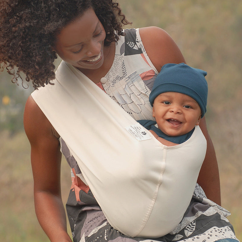 Organic Cotton Baby Carrier Natural – Soft Ergonomic Infant Carrier