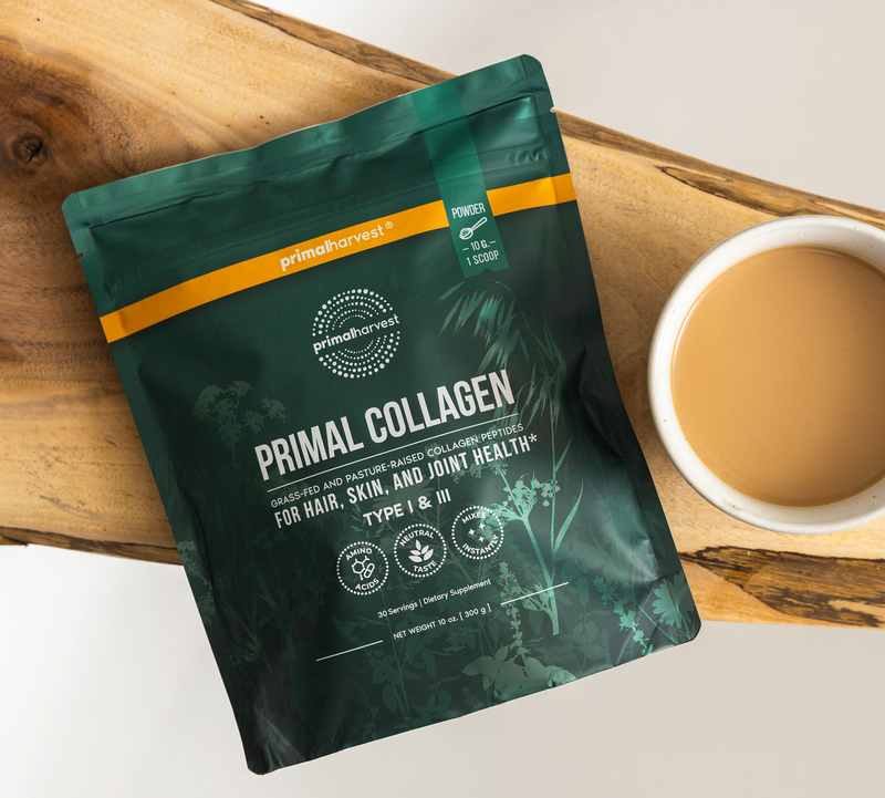Primal Collagen Peptides Powder Daily Wellness Skin Hair Joint Support