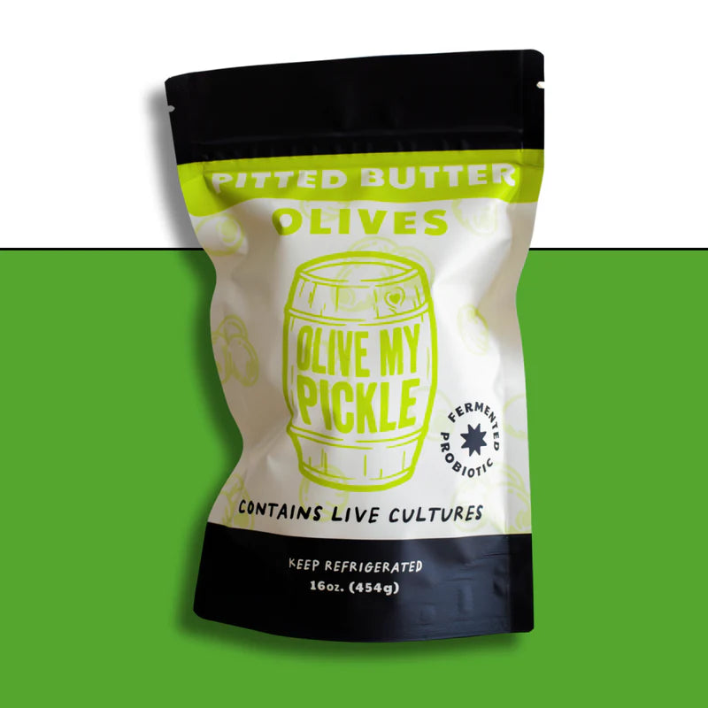 Pitted Castelvetrano Butter Olives Premium Mild Green Olives
