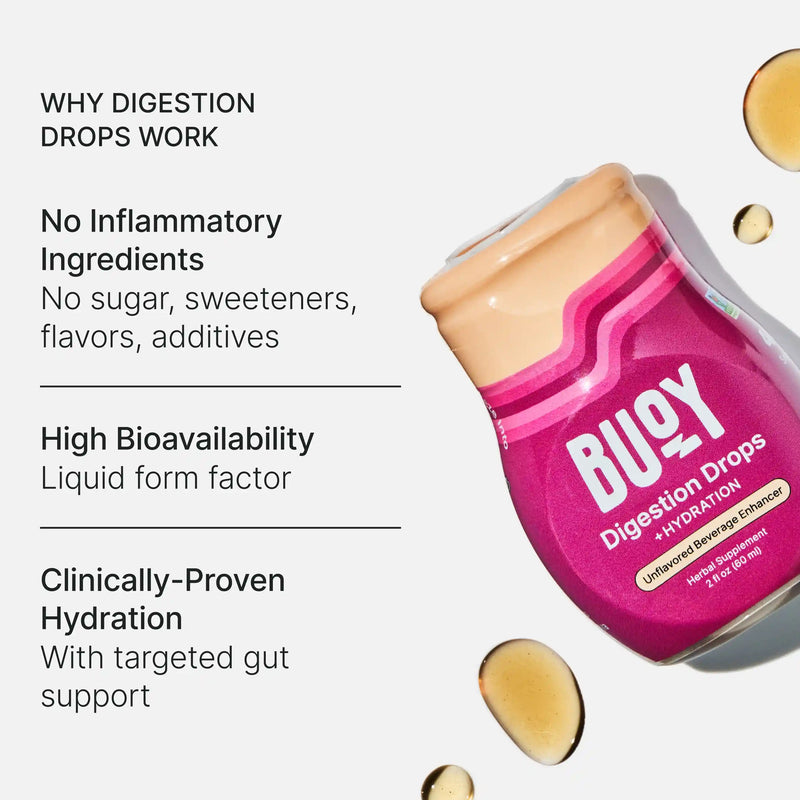 Digestion Drops Gut Health Support Liquid Digestive Aid Daily Wellness