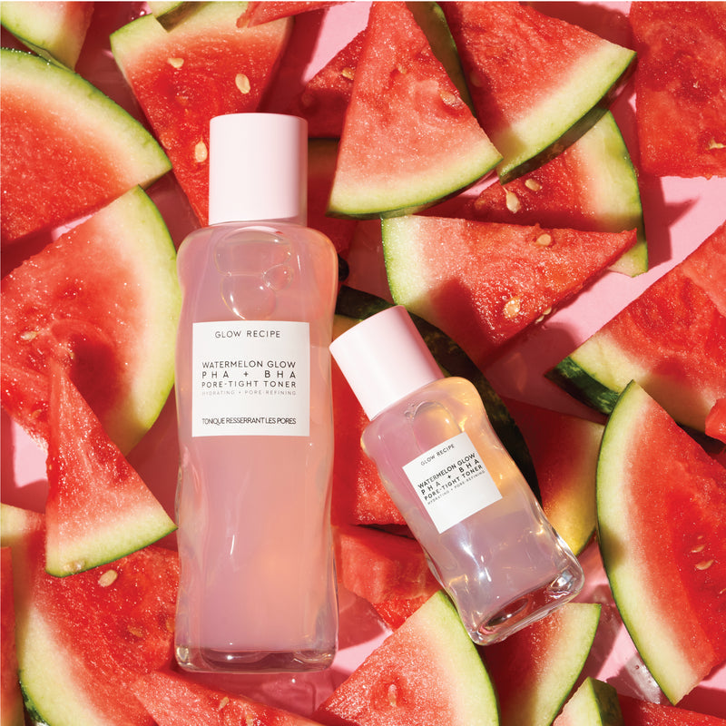 Mini Watermelon Glow PHA BHA Pore Tight Toner Hydrating Face Toner