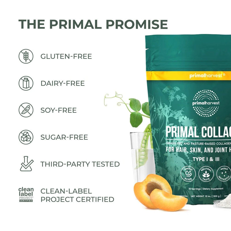 Primal Collagen Peptides Powder Daily Wellness Skin Hair Joint Support