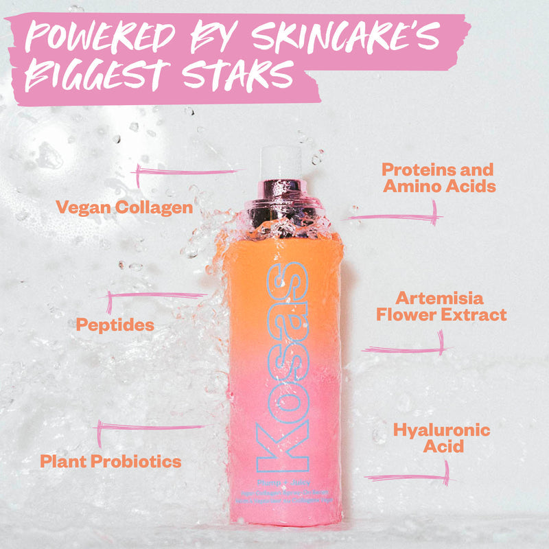 Plump & Juicy Vegan Collagen Spray-On Serum Hydrating Glow Mist
