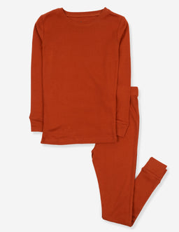 Solid Color Classic Cotton Pajamas – Soft Comfortable Sleepwear Set