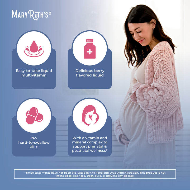 Prenatal Postnatal Liquid Multivitamin Daily Nutritional Support