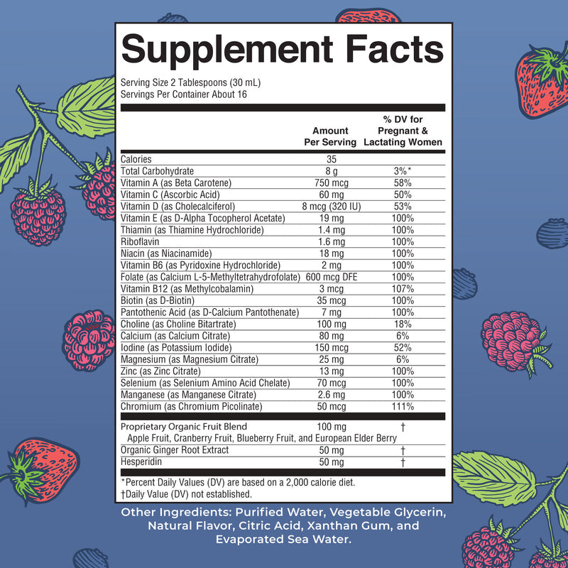 Prenatal Postnatal Liquid Multivitamin Daily Nutritional Support