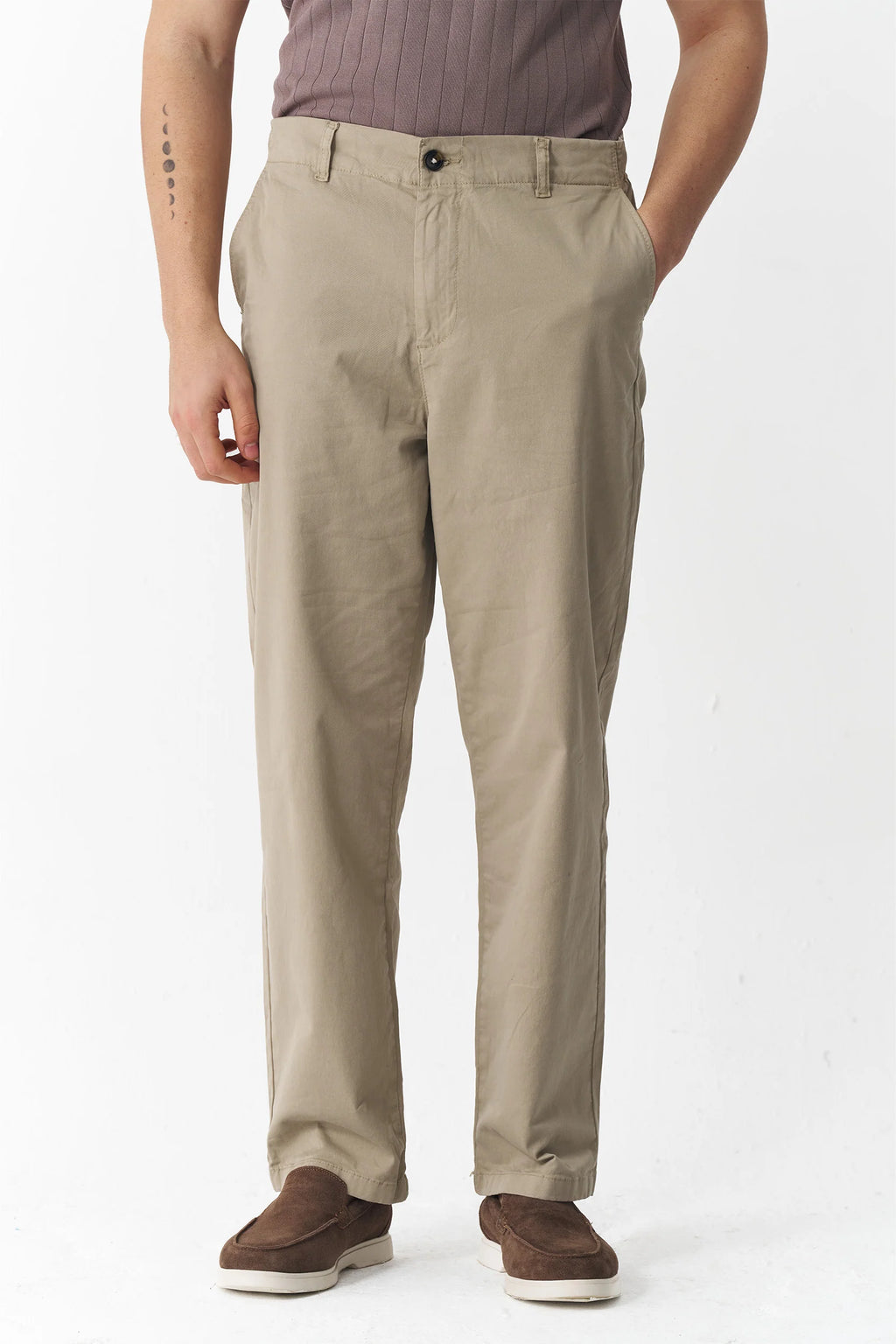 Polo Ralph Lauren Big & Tall Stone Pleated Chino Pants Size 44 New