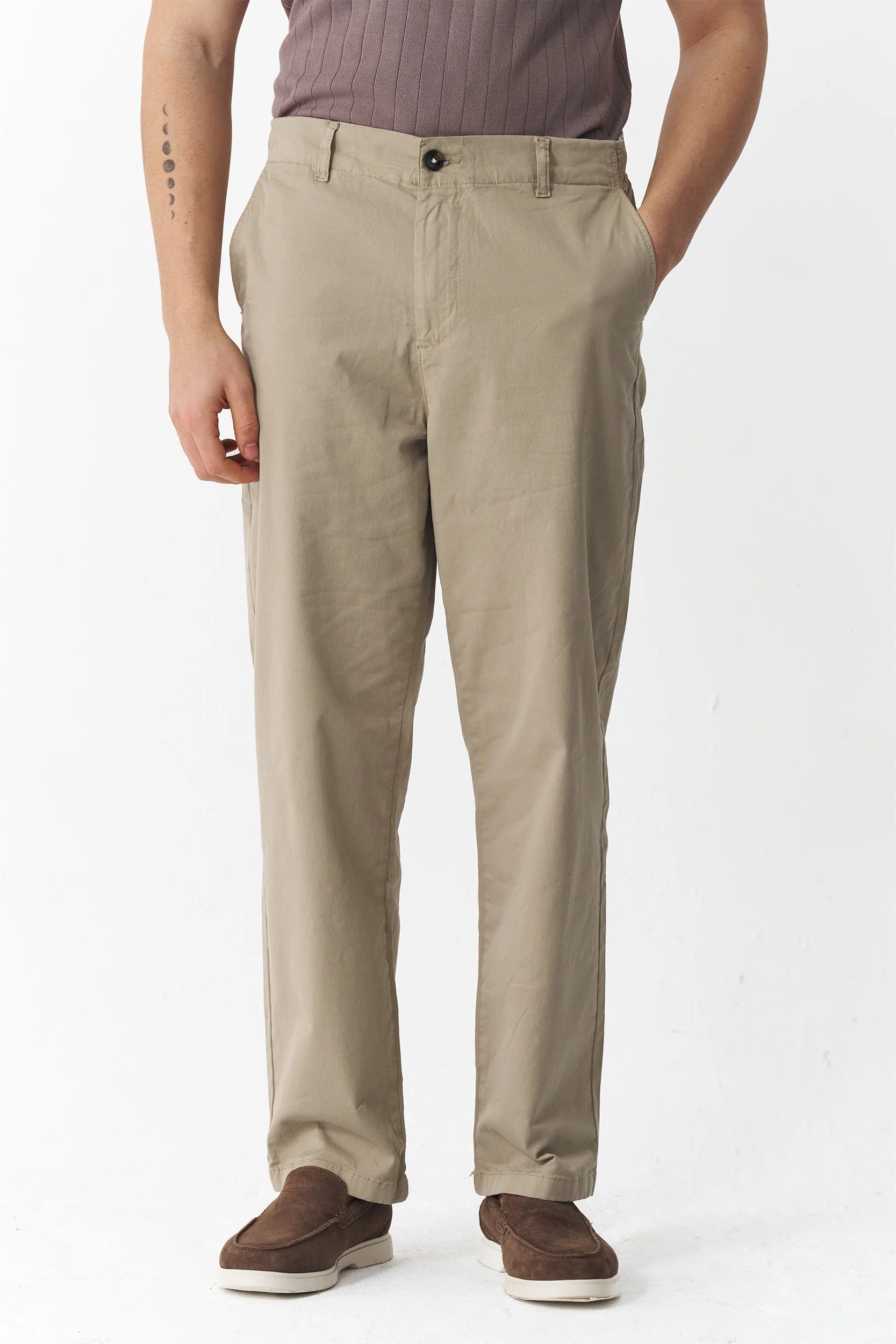 Polo Ralph Lauren Big & Tall Stone Pleated Chino Pants Size 44 New