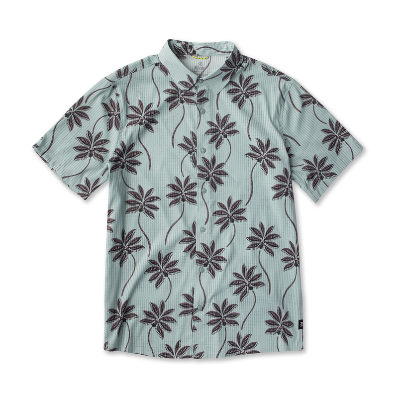Bless Up Breathable Stretch Shirt Hazy Blue – Performance Casual Shirt