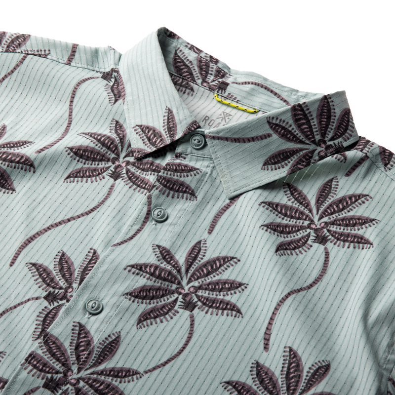 Bless Up Breathable Stretch Shirt Hazy Blue – Performance Casual Shirt