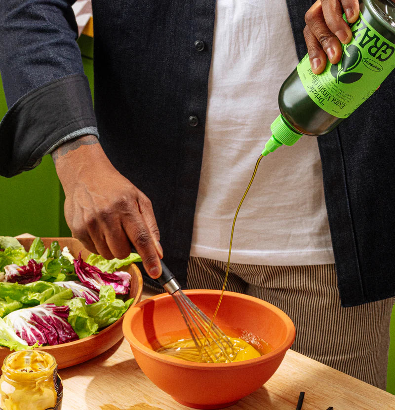 Drizzle & Sizzle Gourmet Duo Cooking Oil & Finishing Sauce Set