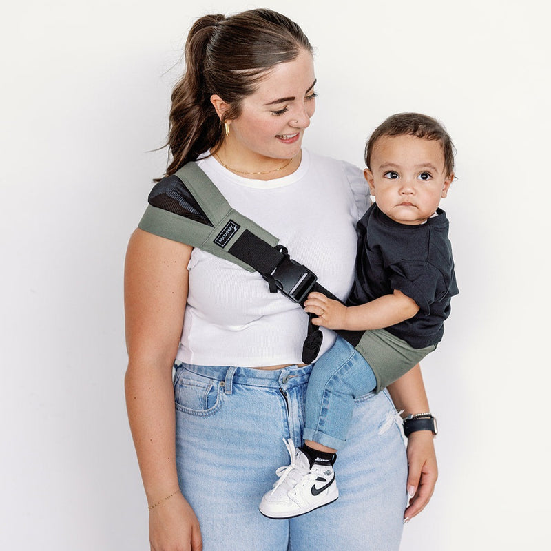 Rouu Baby II Olive – Lightweight Ergonomic Baby Carrier