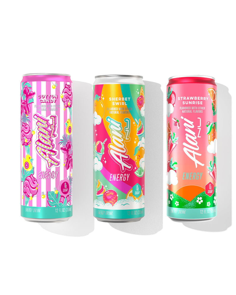 Energy Drink Dream Trio 3 Pack Boost Focus Performance Refreshing Drink