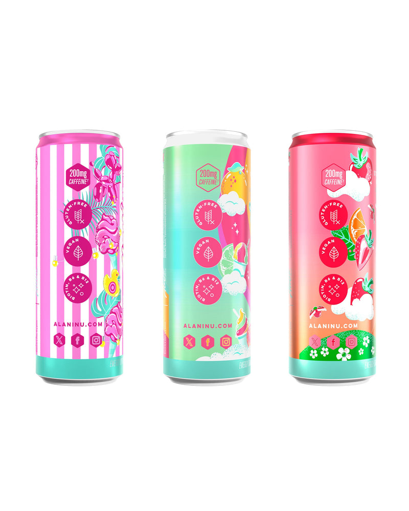 Energy Drink Dream Trio 3 Pack Boost Focus Performance Refreshing Drink