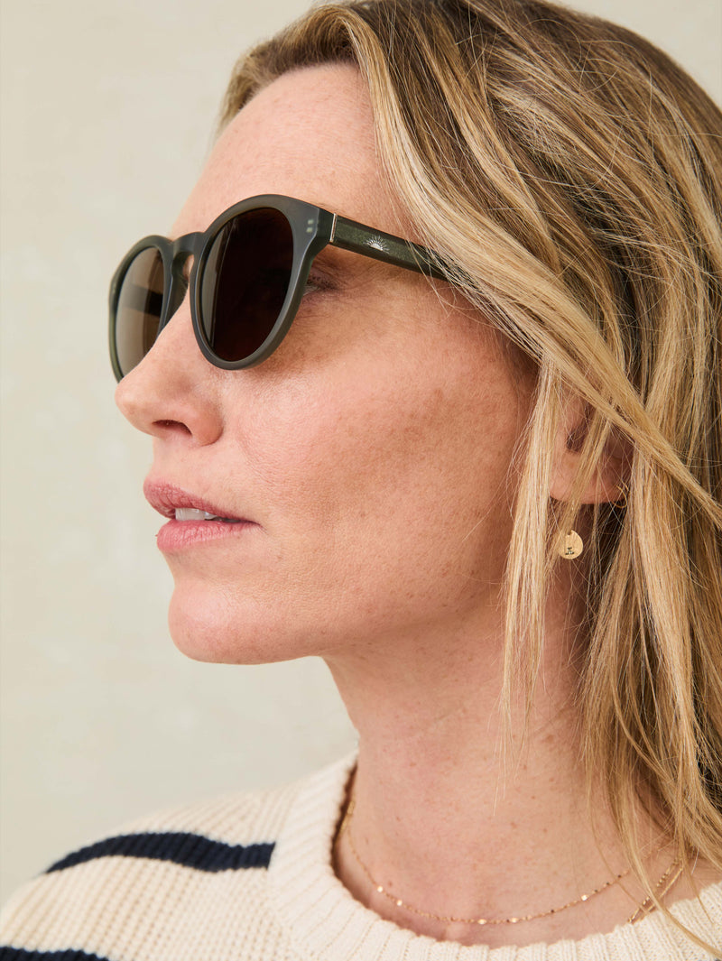Norris Sunglasses Matte Olive – Stylish Everyday UV Protection Shades