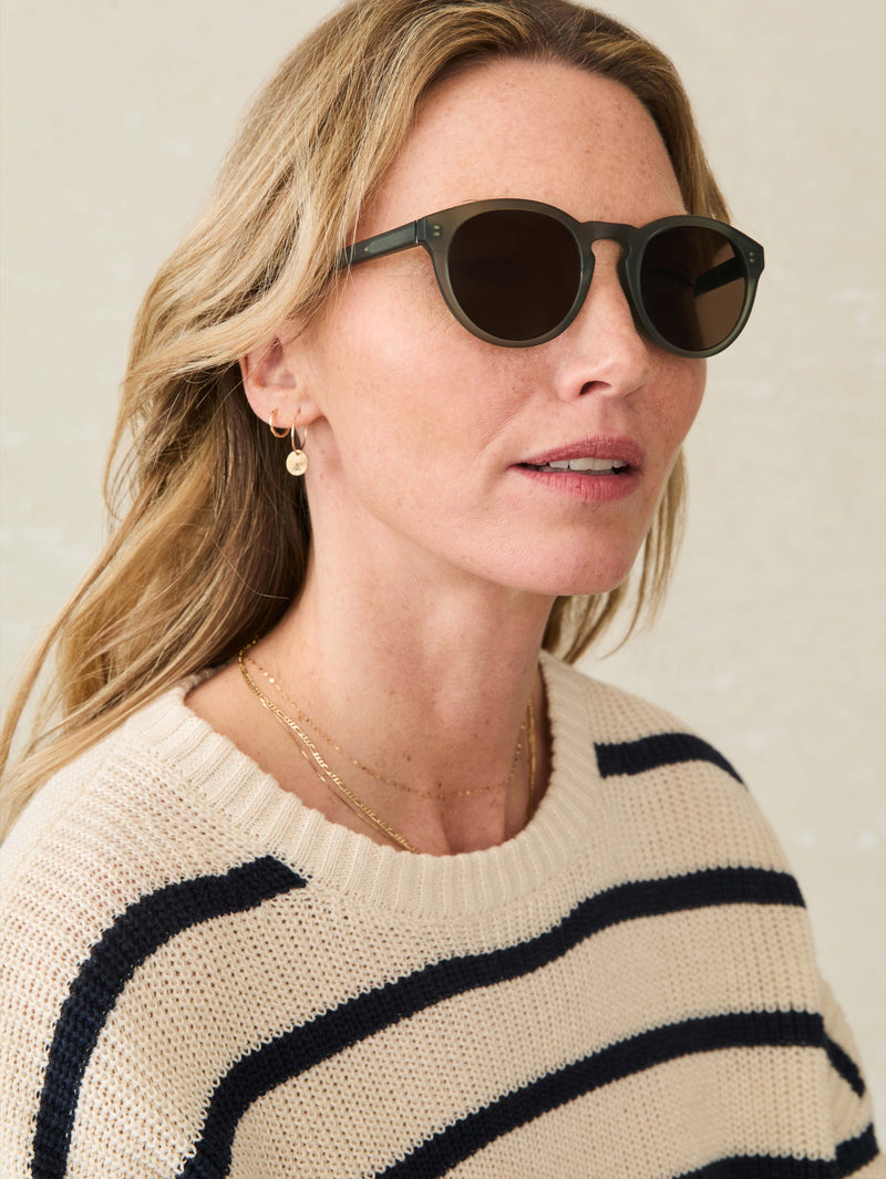 Norris Sunglasses Matte Olive – Stylish Everyday UV Protection Shades