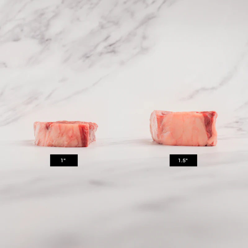 Wagyu New York Strip Steak Premium A5 Quality Rich Marbled Beef Cut