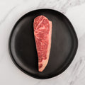 Wagyu New York Strip Steak Premium A5 Quality Rich Marbled Beef Cut