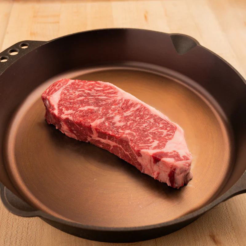 Wagyu New York Strip Steak Premium A5 Quality Rich Marbled Beef Cut
