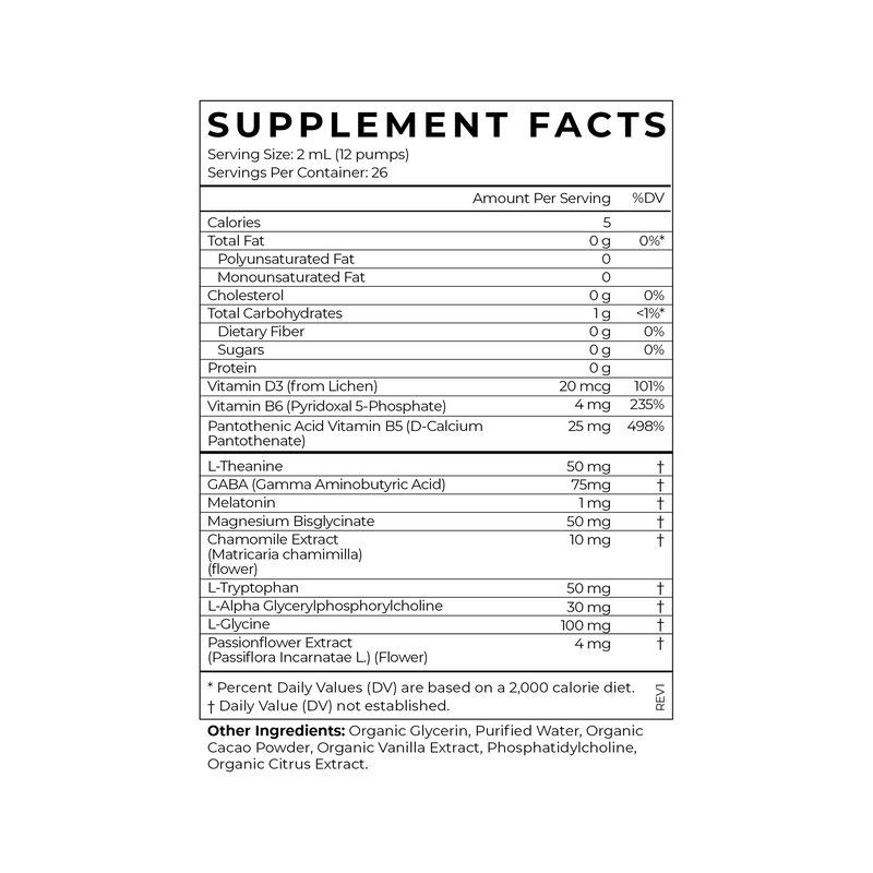Liposomal Sleep Supplement Nighttime Relaxation Rest Support Formula
