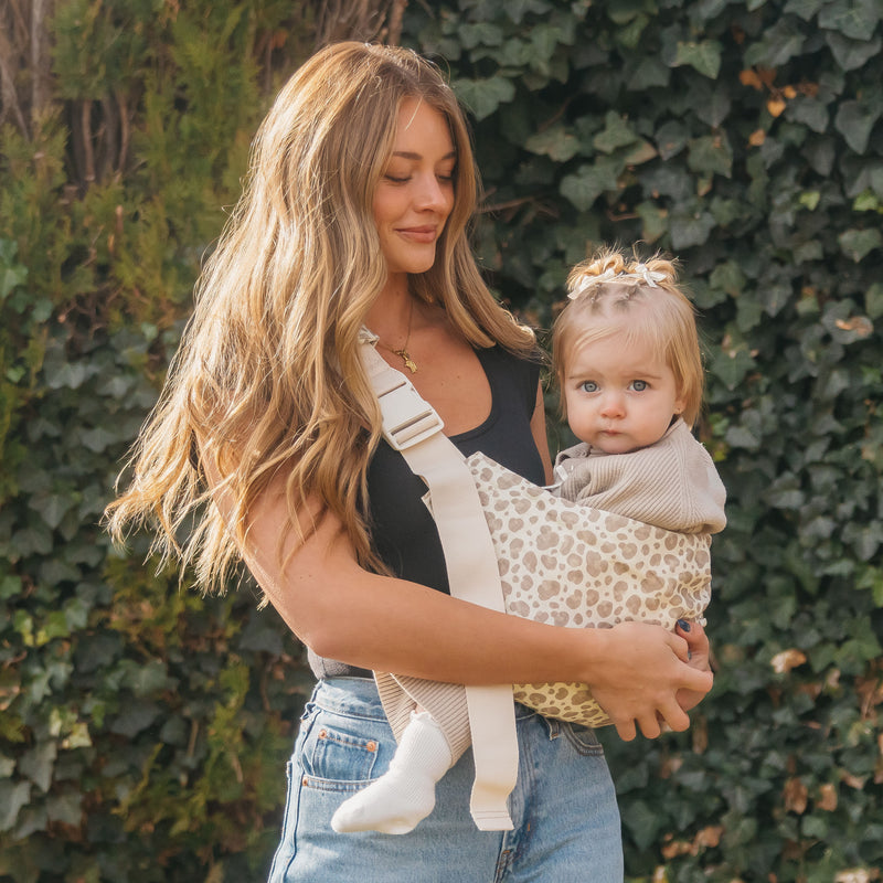 Everyday Sling Carrier Neutral Leopard – Soft Baby Wrap