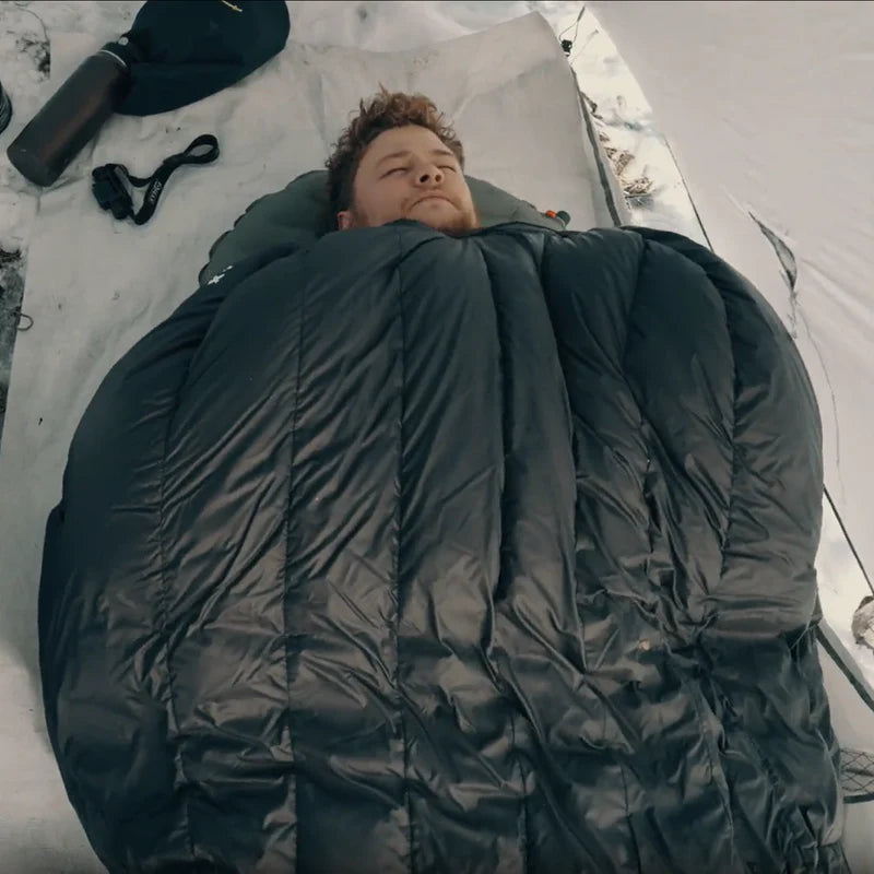 SOLACE 15 Degree Sleeping Bag – Cold Weather Camping Sleeping Bag