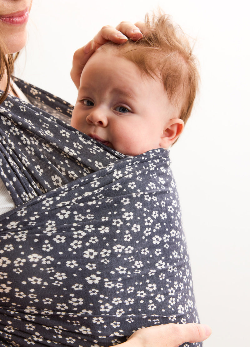 Hatch X Solly Baby Ikat Blooms Wrap – Soft Infant Carrier