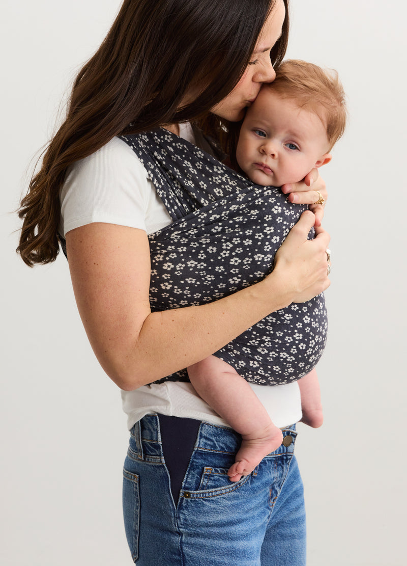 Hatch X Solly Baby Ikat Blooms Wrap – Soft Infant Carrier