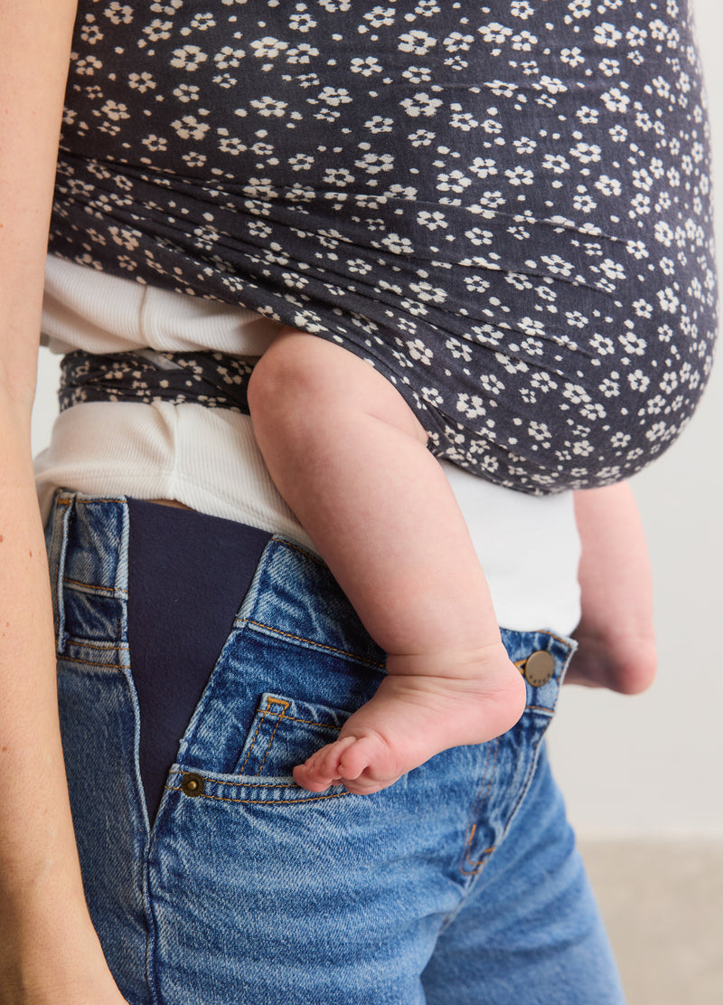 Hatch X Solly Baby Ikat Blooms Wrap – Soft Infant Carrier