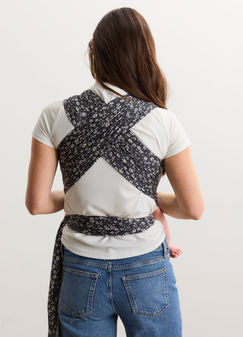 Hatch X Solly Baby Ikat Blooms Wrap – Soft Infant Carrier