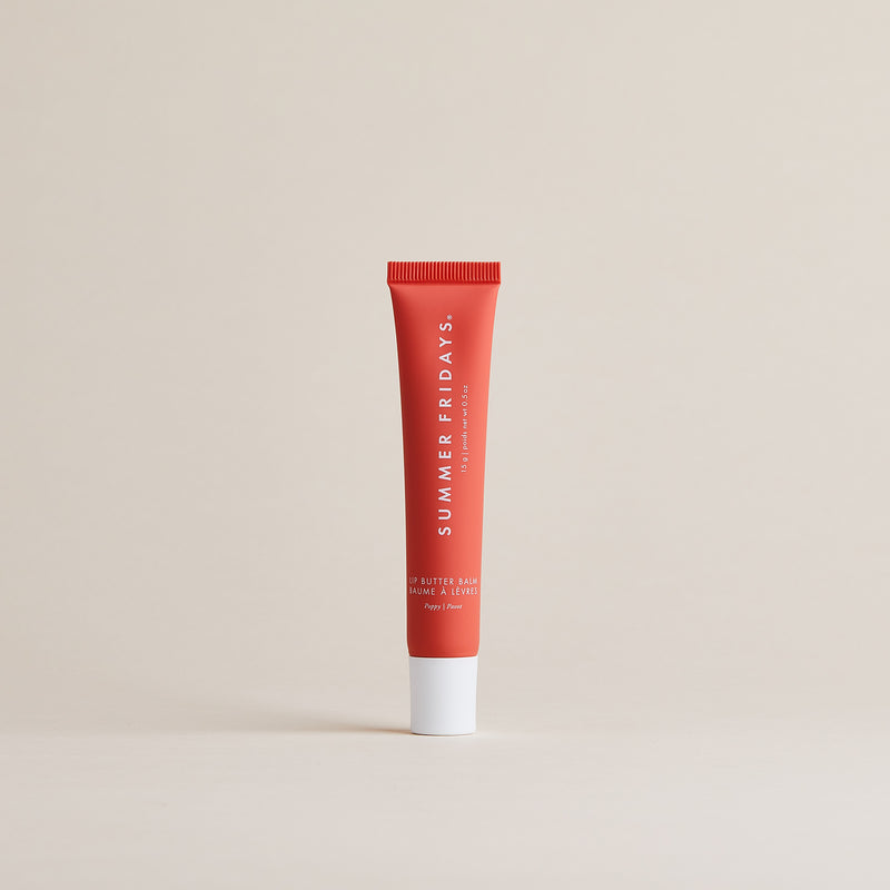 Lip Butter Balm Poppy Hydrating Tinted Lip Moisturizer Soft Shine
