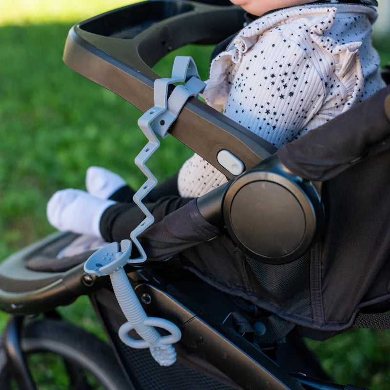 2-in-1 Teether & Training Spoon Baby Self-Feeding Silicone Learning Tool