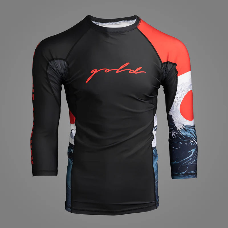 The Wave Rash Guard – Long Sleeve Performance Swim Shirt