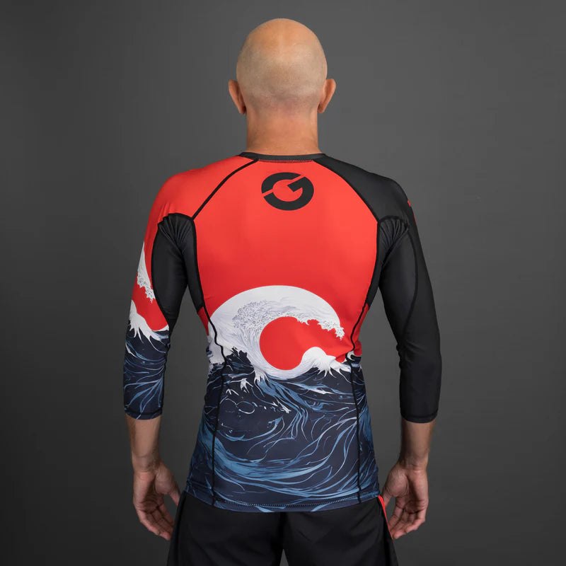 The Wave Rash Guard – Long Sleeve Performance Swim Shirt