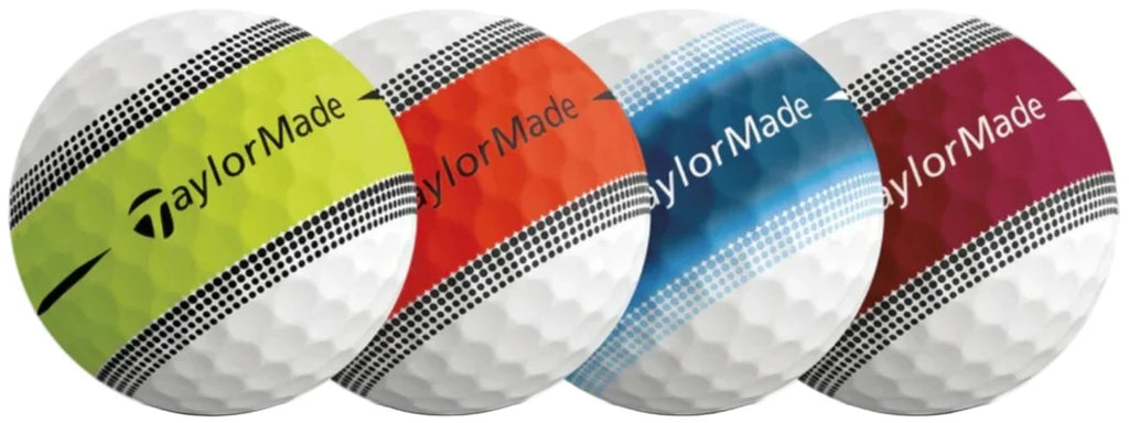 TaylorMade Tour Response Stripe Multi-Color Used Golf Balls